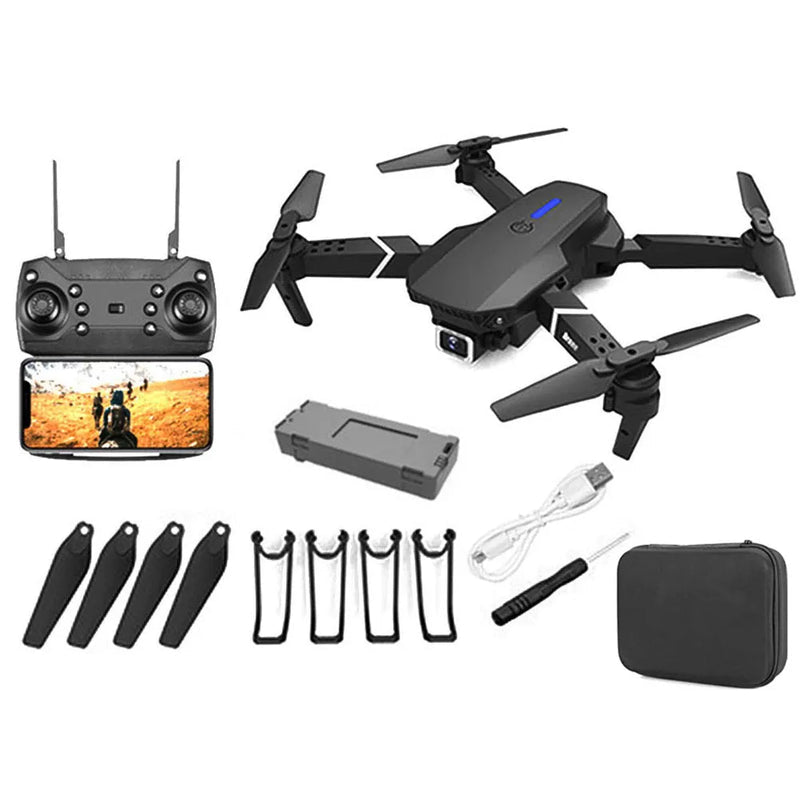 Drone E88 PRO Plegable 2 bateria